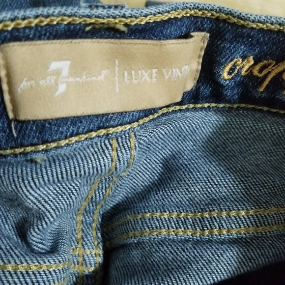 7 for all mankind lux vintage fit jeans - Picture 6 of 16